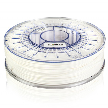 Bobine de filament ABS Blanc 1.75mm 0.7kg FiloAlfa