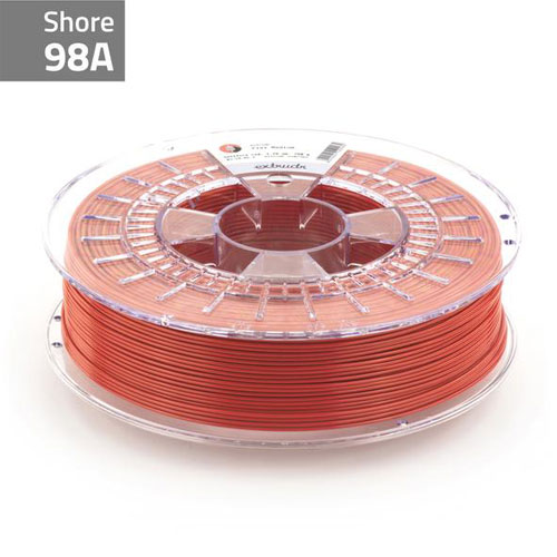 Imprimante3dfrance - Imprimante3DFrance - Bobine de 750g de filament 3D  EXTRUDR Medium Flex rouge feu 2.85mm