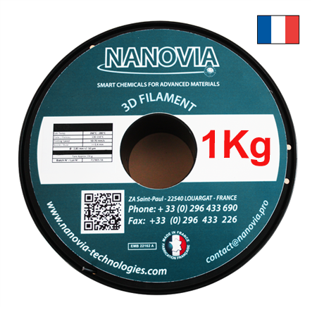 Filament Nanovia PC fibre de carbone 1.75 mm - 500g