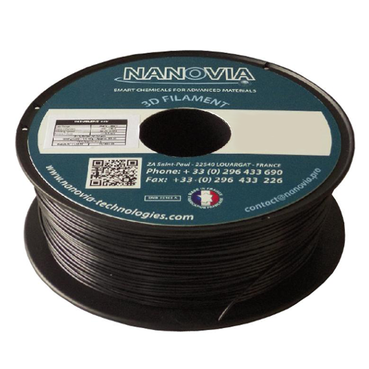 Filament Nanovia PC fibre de carbone 1.75 mm - 500g — Filimprimante3D