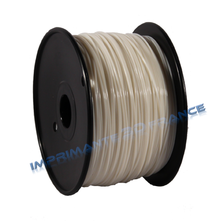 Filament PLA 1.75mm BLANC 1KG pour imprimante 3D