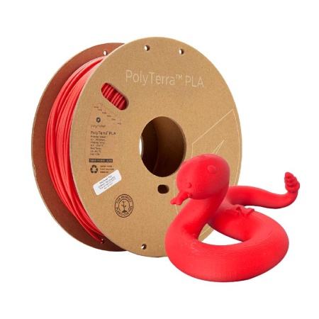 Exemple d'impression avec le filament Polyterra PLA Rouge lave 2.85mm Polymaker
