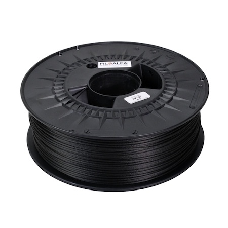 Bobine de filament PP CF Noir 1.75mm 1kg FiloAlfa