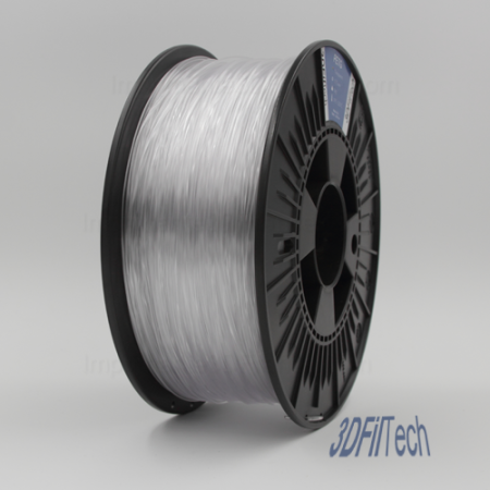Bobine de filament PC Transparent 1.75mm 1kg 3DFilTech