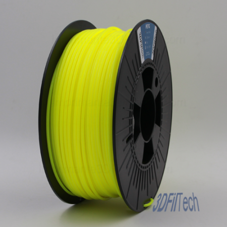 Bobine de filament PETG Jaune Fluo 1.75mm 1kg 3DFilTech