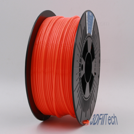 Bobine de filament PETG Orange fluo 1.75mm 1kg 3DFilTech