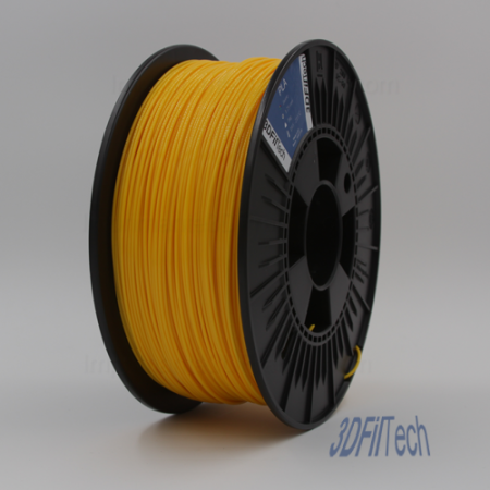 Bobine de filament PLA Jaune 1.75mm 500g 3DFilTech