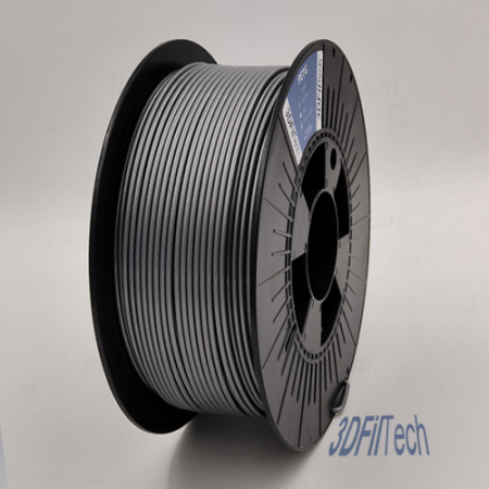 Bobine de filament PETG Argent 1.75mm 1kg 3DFilTech