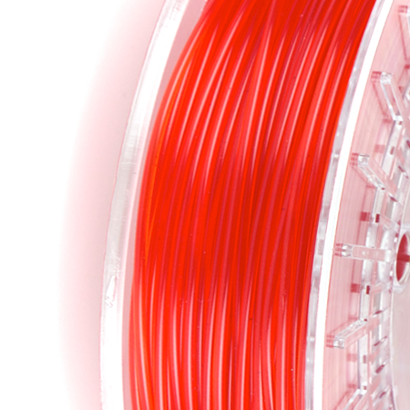 Bobine de filament PLA/PHA Rouge transparent 1.75mm 750g ColorFabb