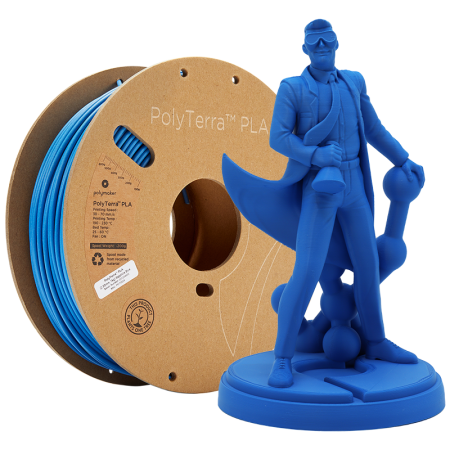 Exemple d'impression avec le filament Polyterra PLA Bleu saphir 1.75mm Polymaker