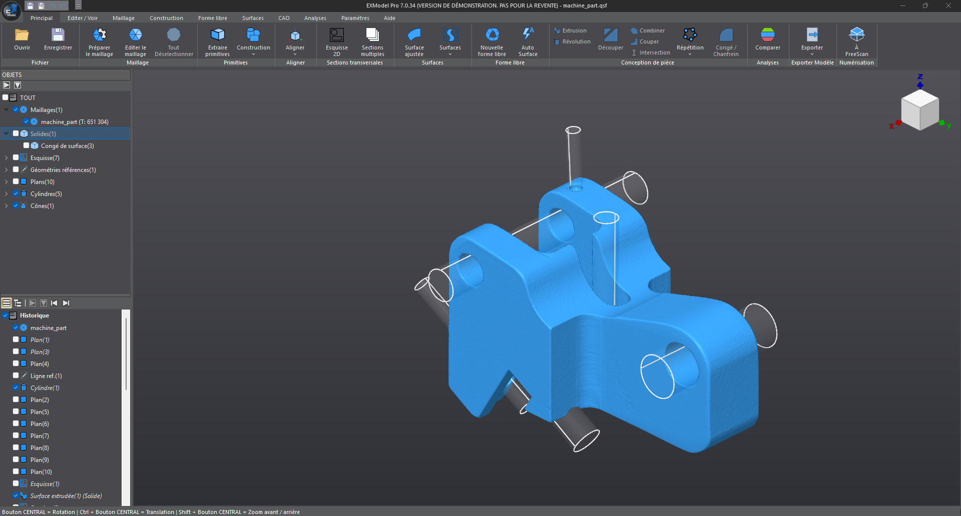 Software EXModel -Shining3D