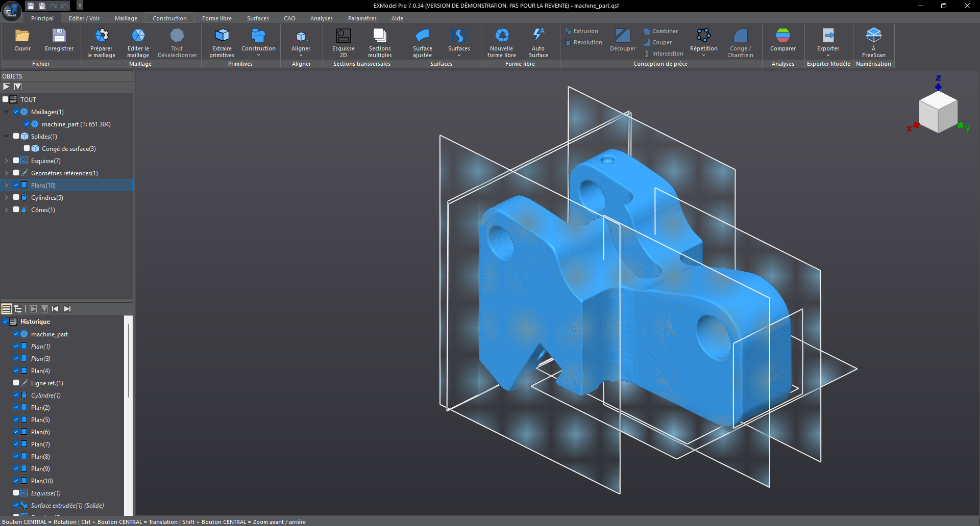 Software EXModel -Shining3D